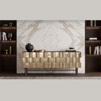 Champagne Block Cabinet