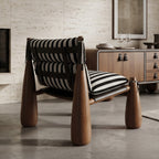 Retro Stripe Cabana Chair