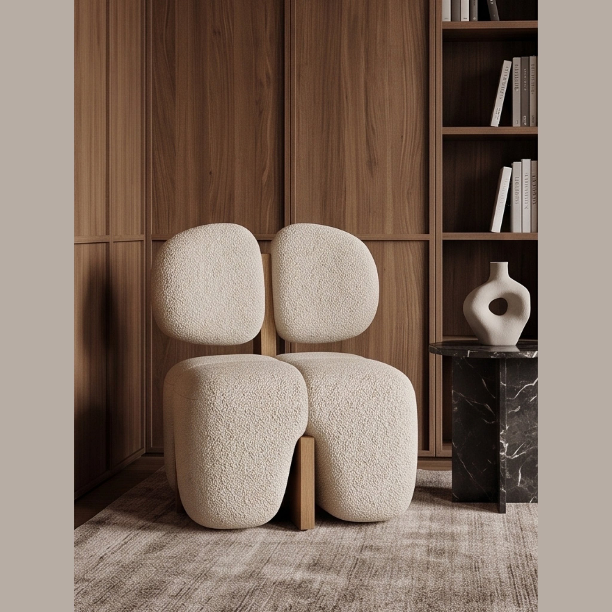 Boucle Teddy Chair