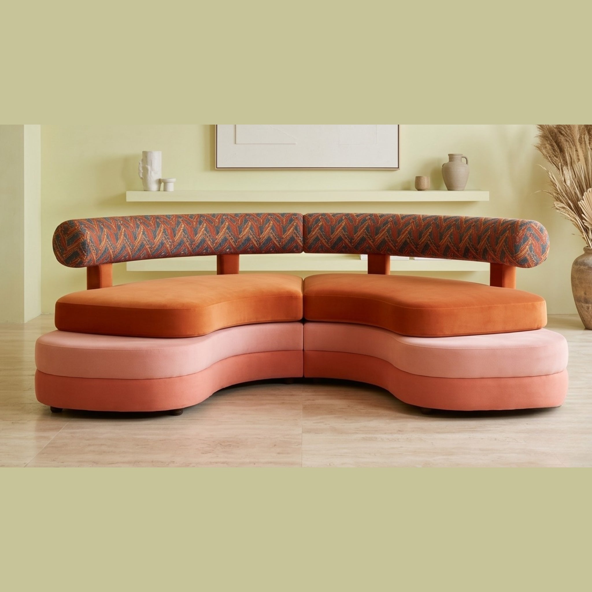 The Sunset Serpentine Sofa