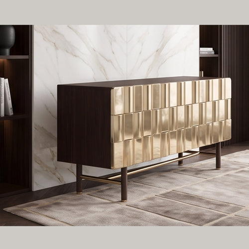 Champagne Block Cabinet