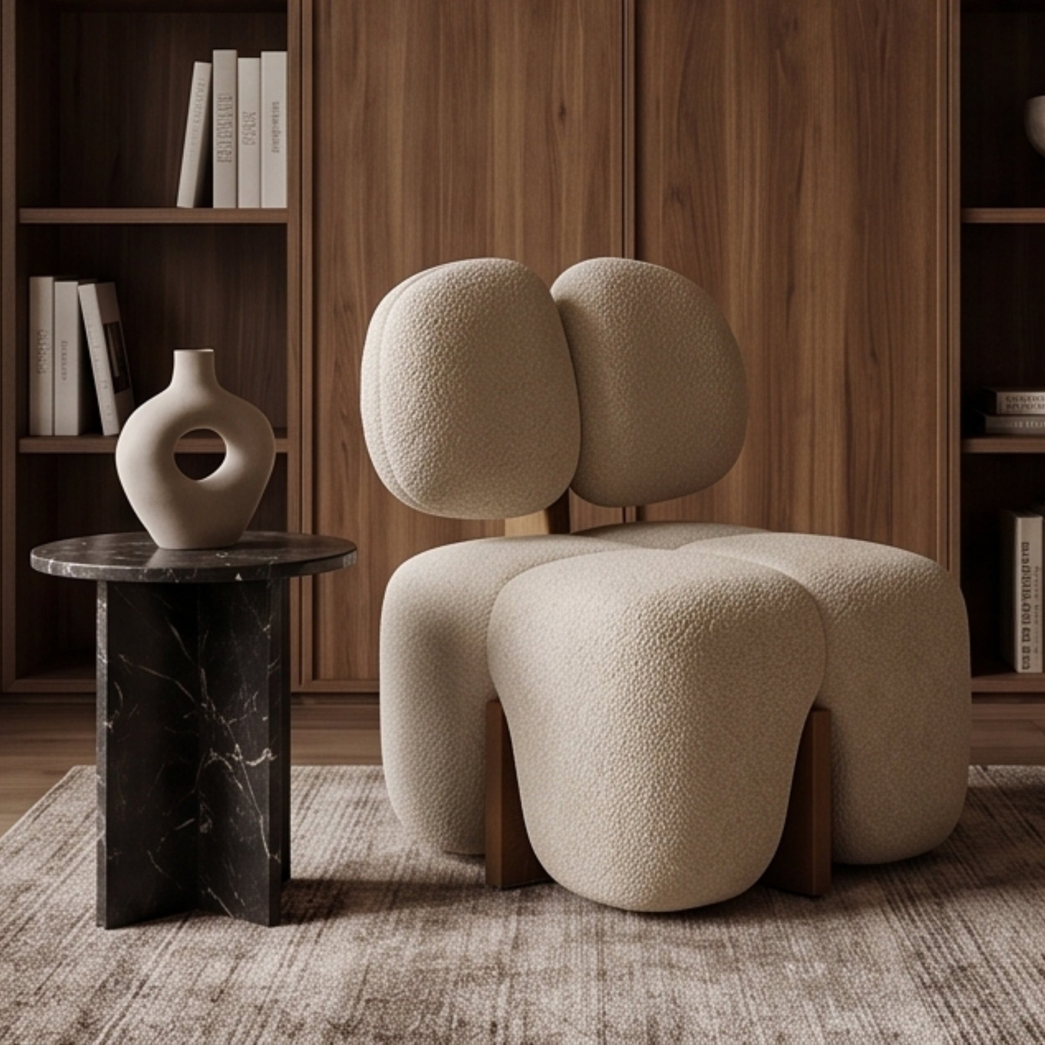 Boucle Teddy Chair