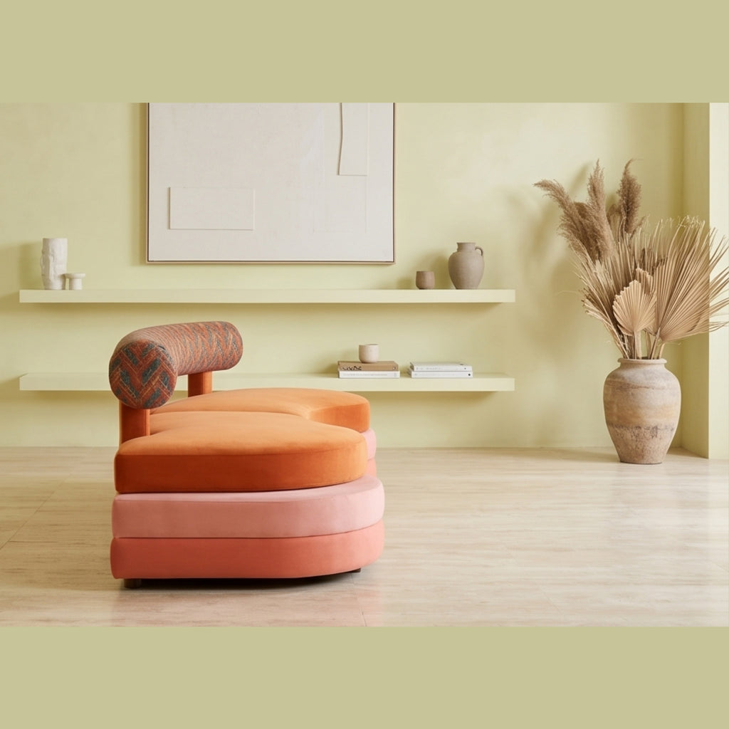 The Sunset Serpentine Sofa