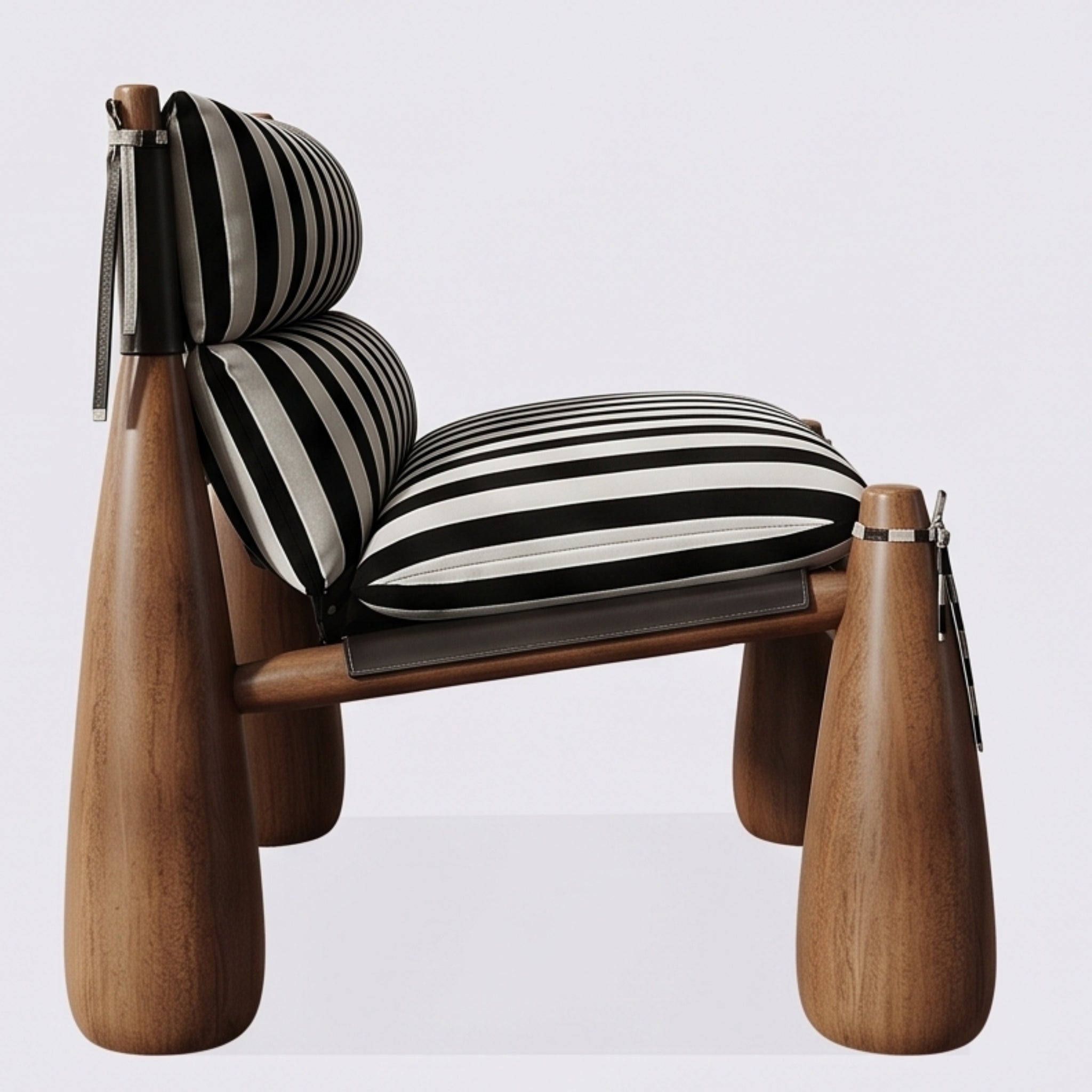 Retro Stripe Cabana Chair