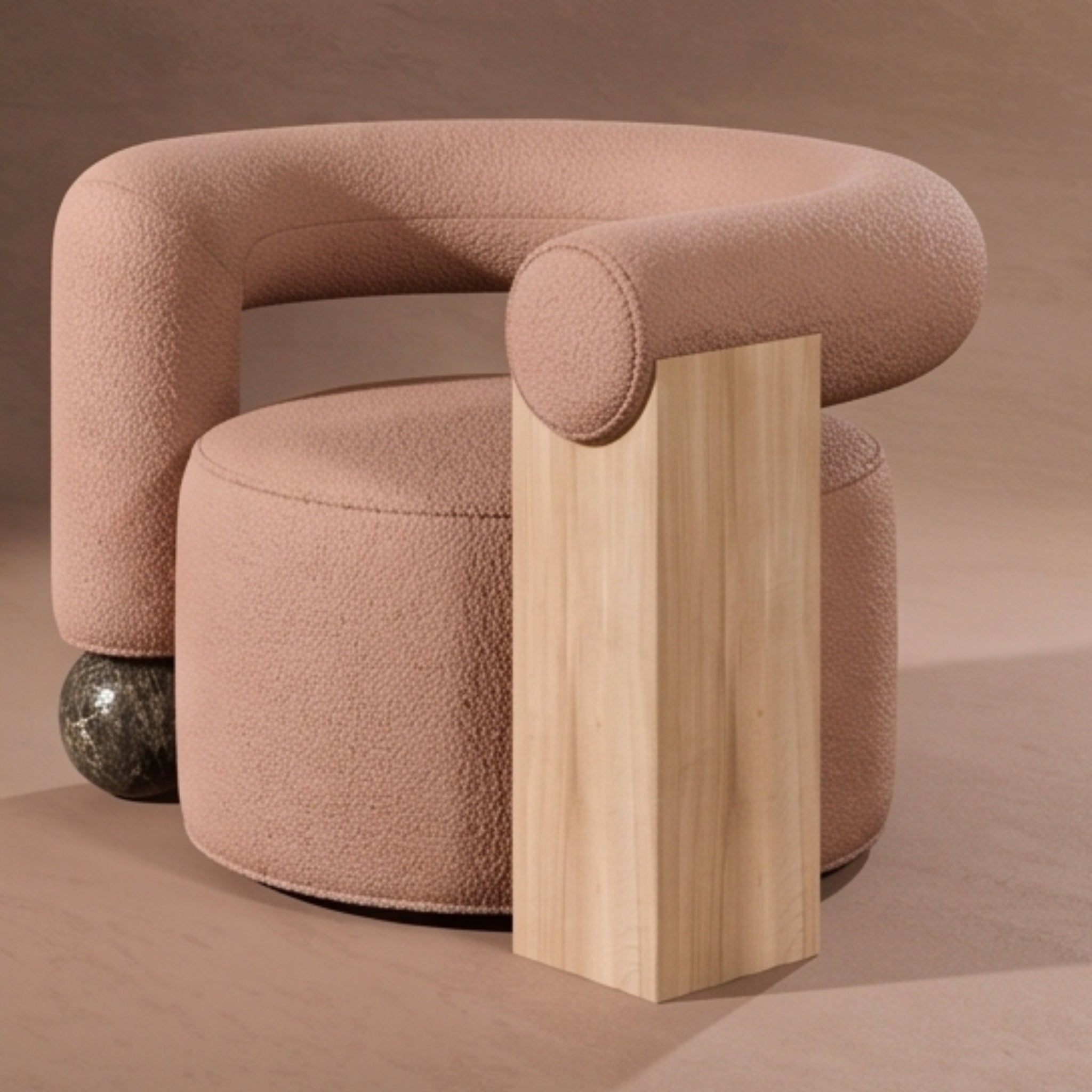 Blush Ring Ottoman