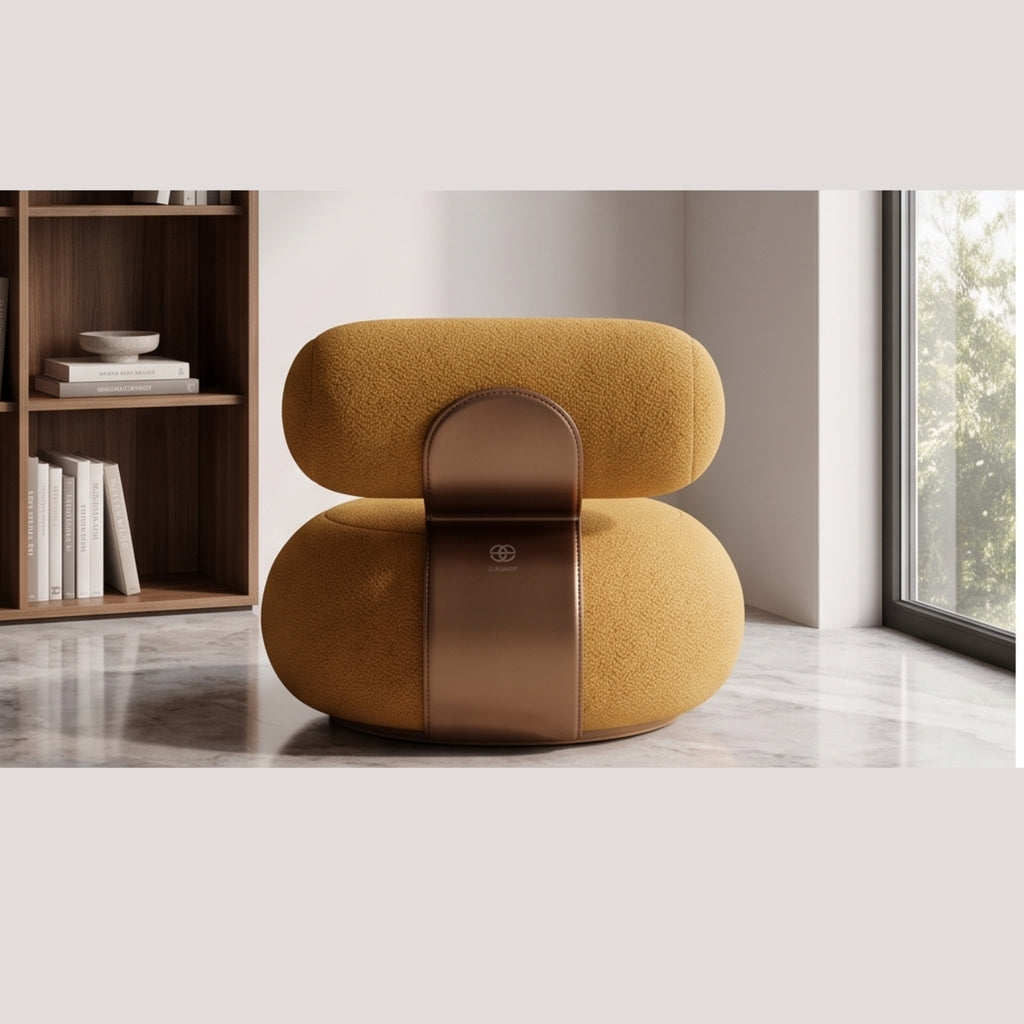 Mustard Pebble Chair