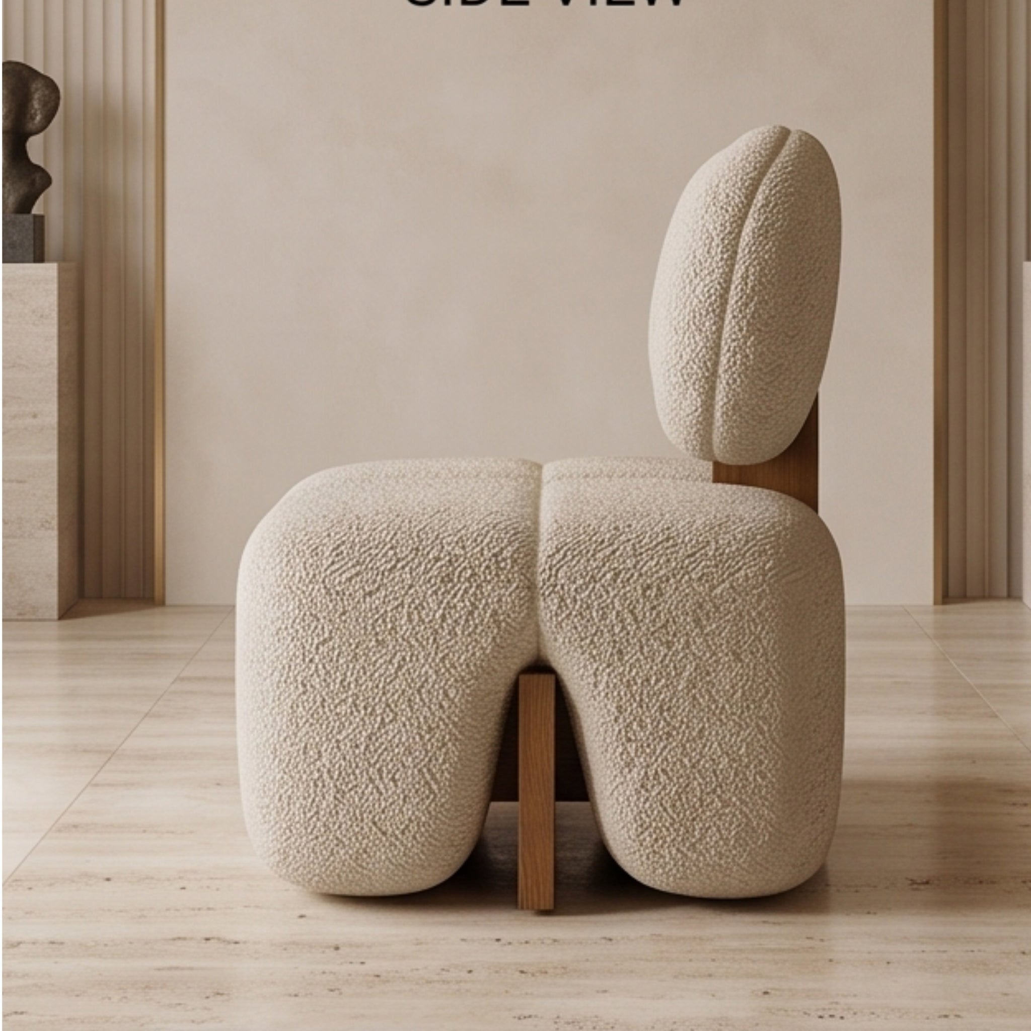 Boucle Teddy Chair