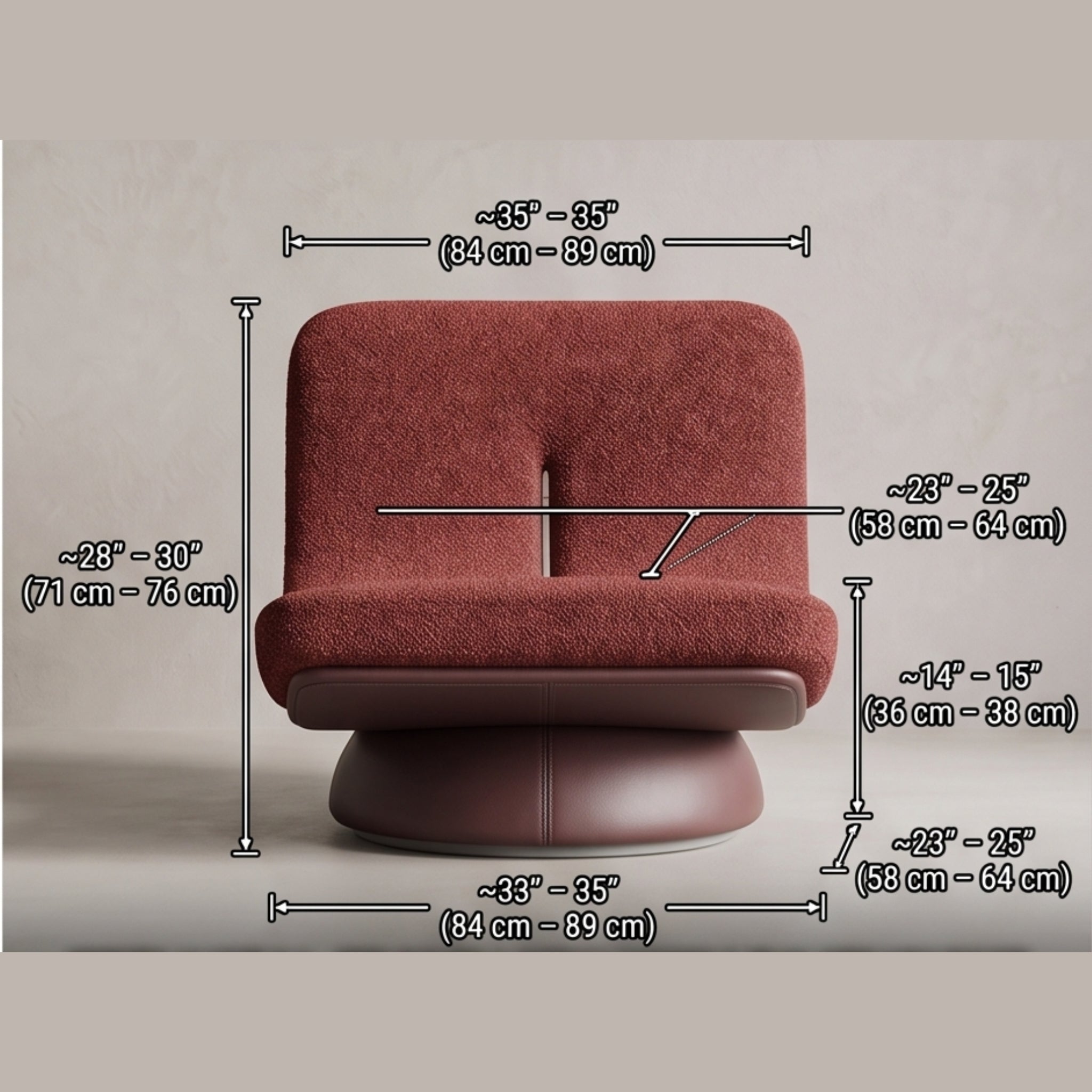 Velvet Orbit Chair
