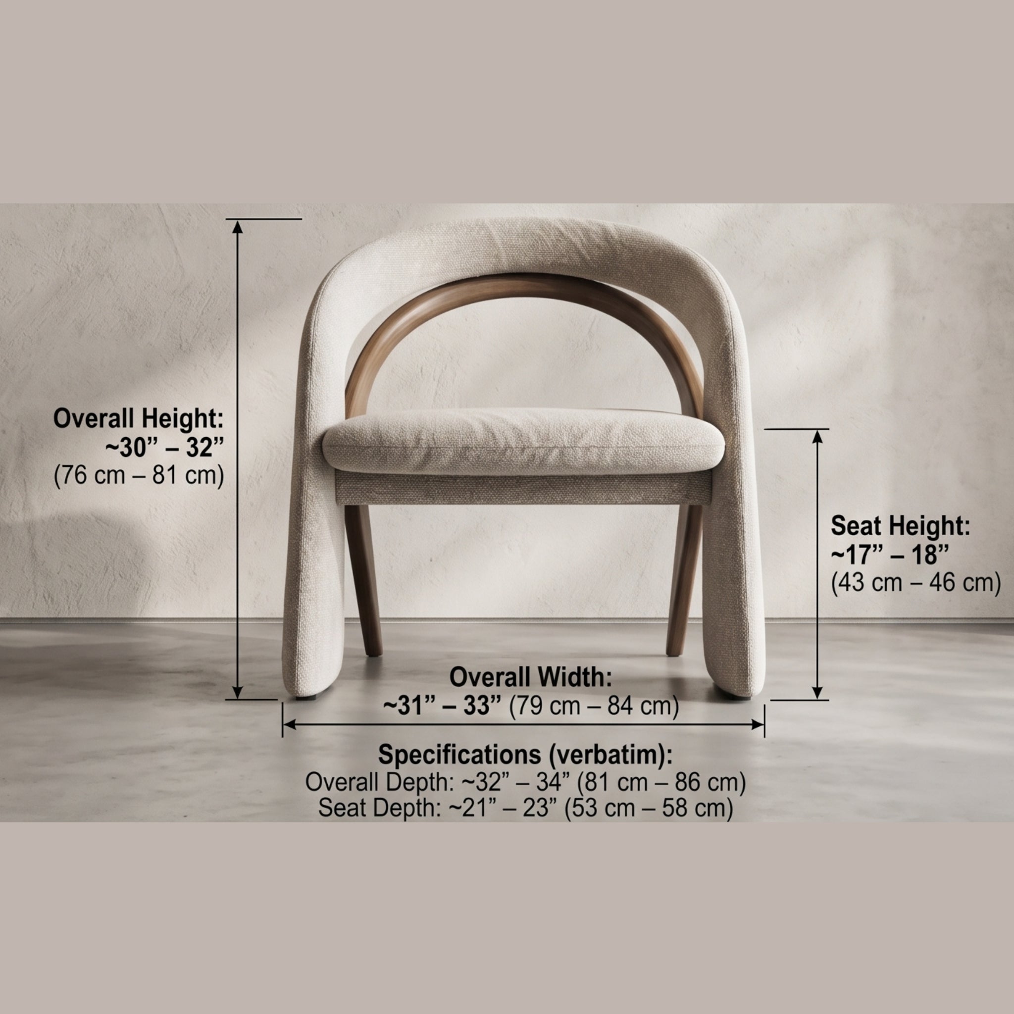 Swan Arc Chair