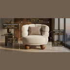 Snowdrop Boucle Chair