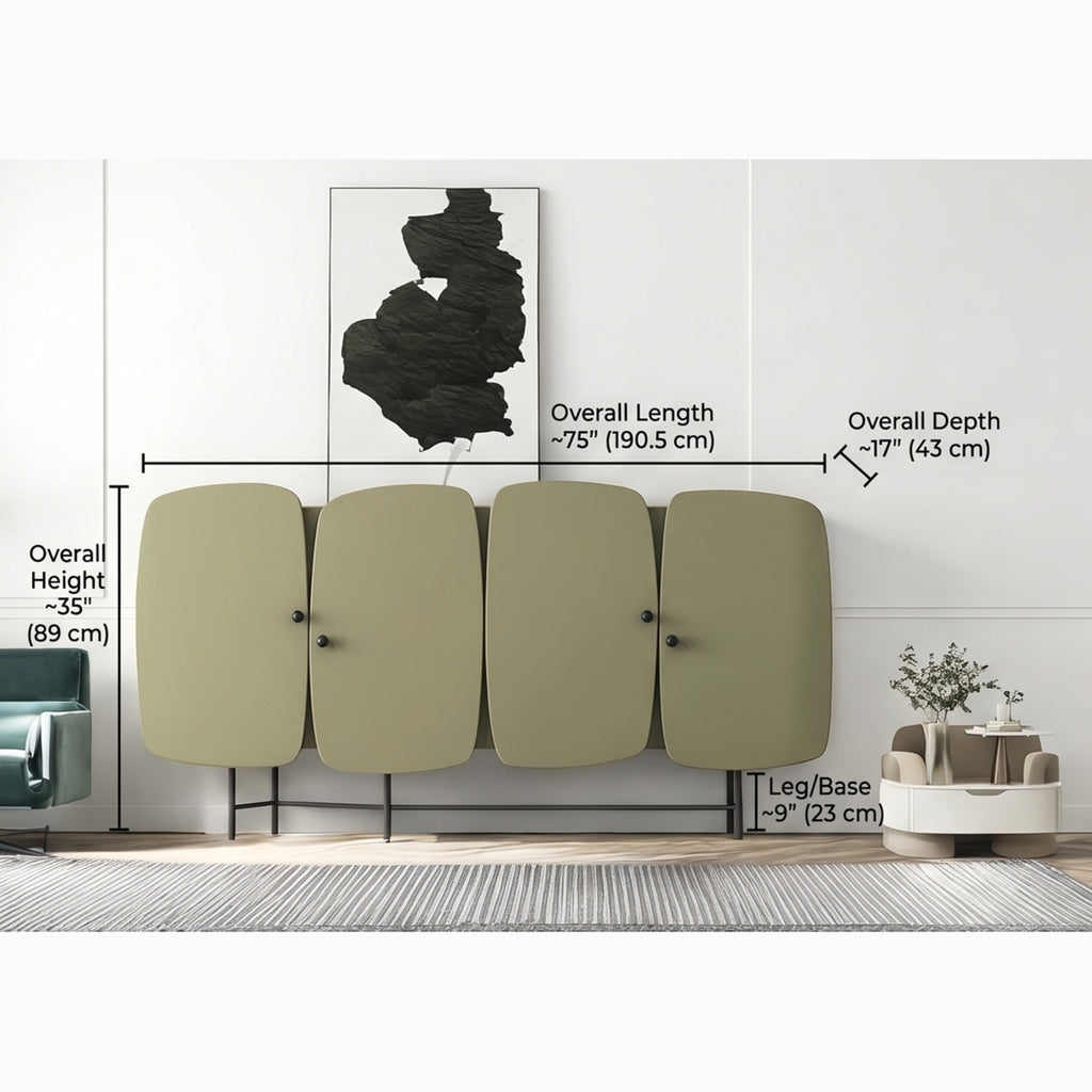 Olive Petal Sideboard