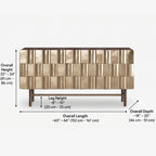 Champagne Block Cabinet