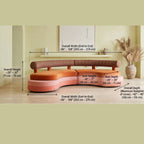 The Sunset Serpentine Sofa