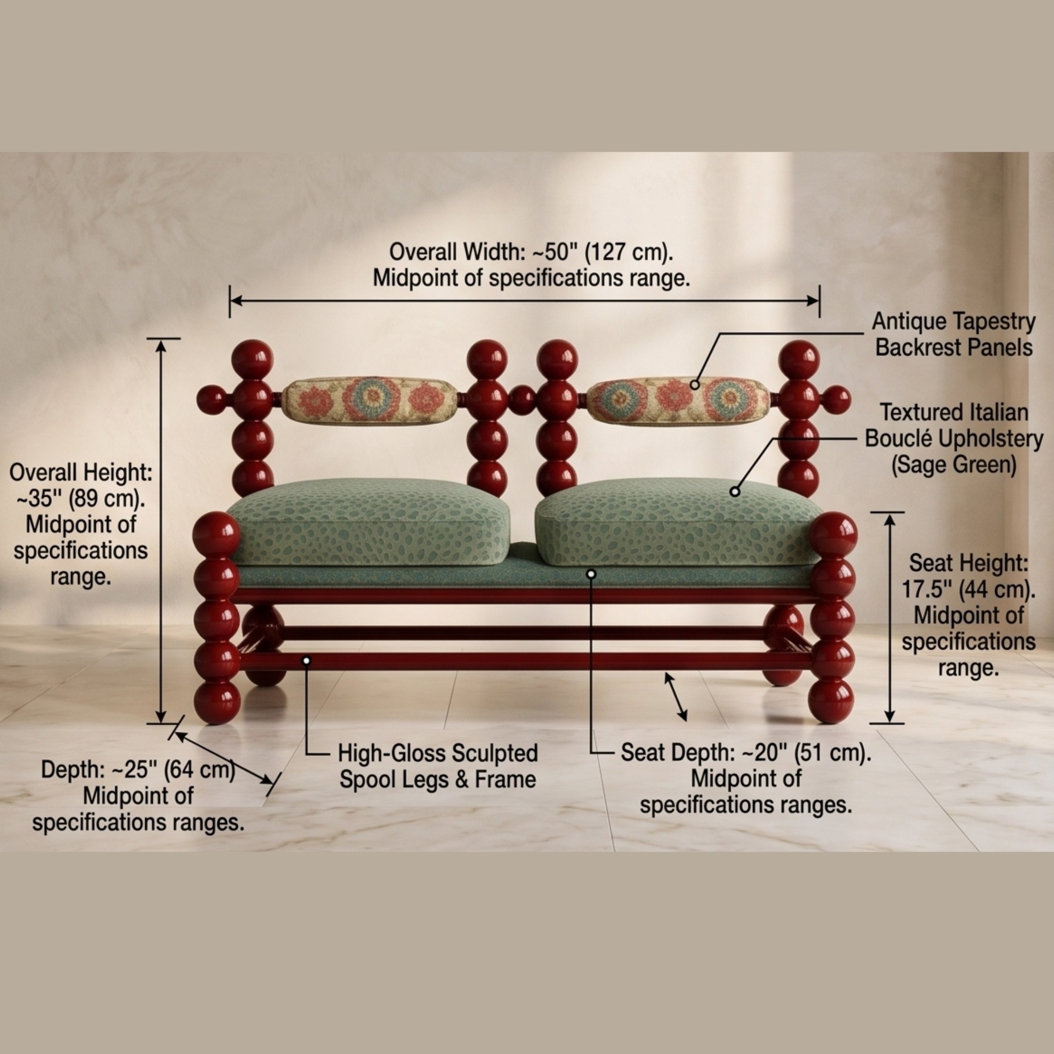 Ruby Bead Bench