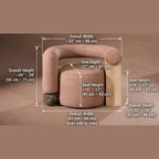 Blush Ring Ottoman