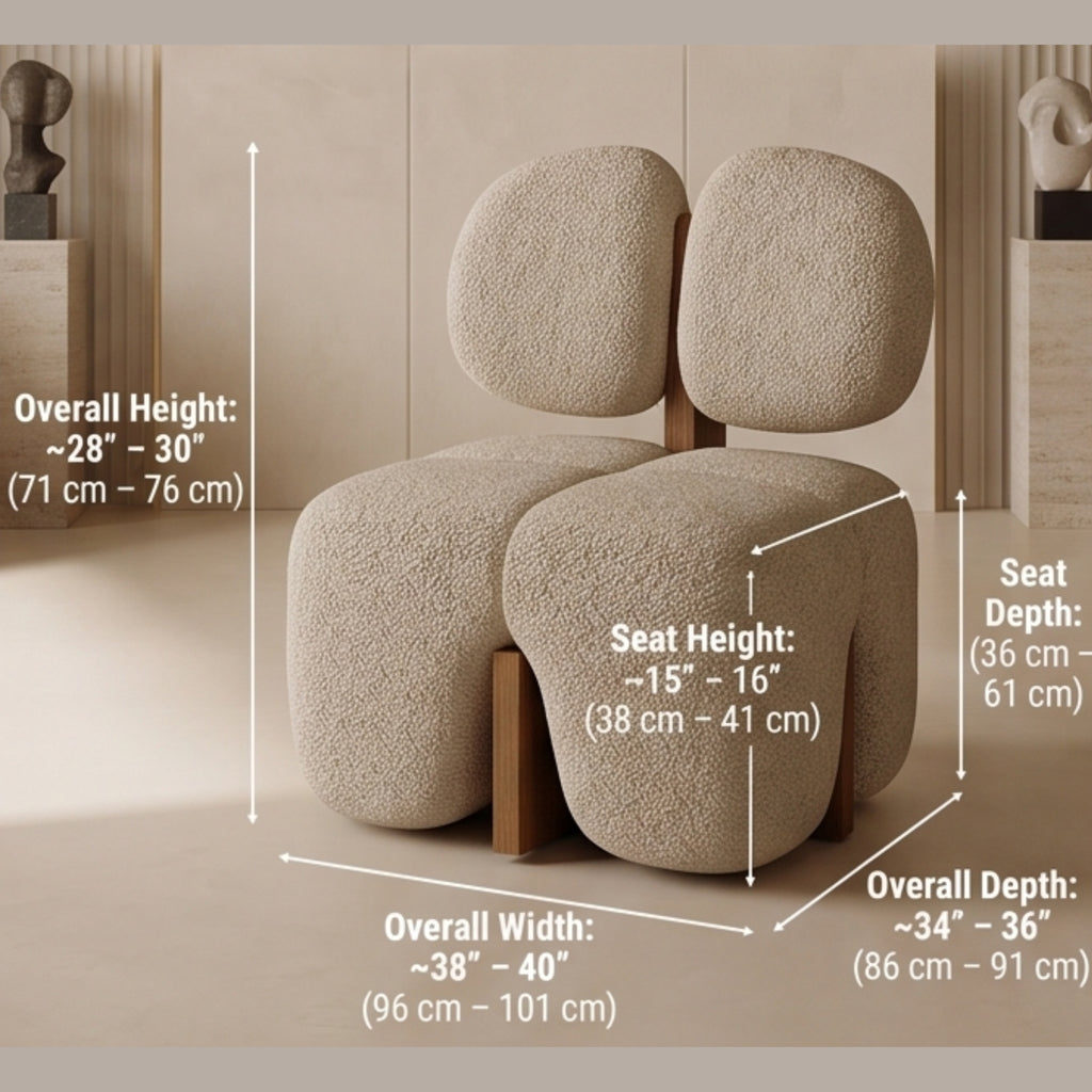 Boucle Teddy Chair