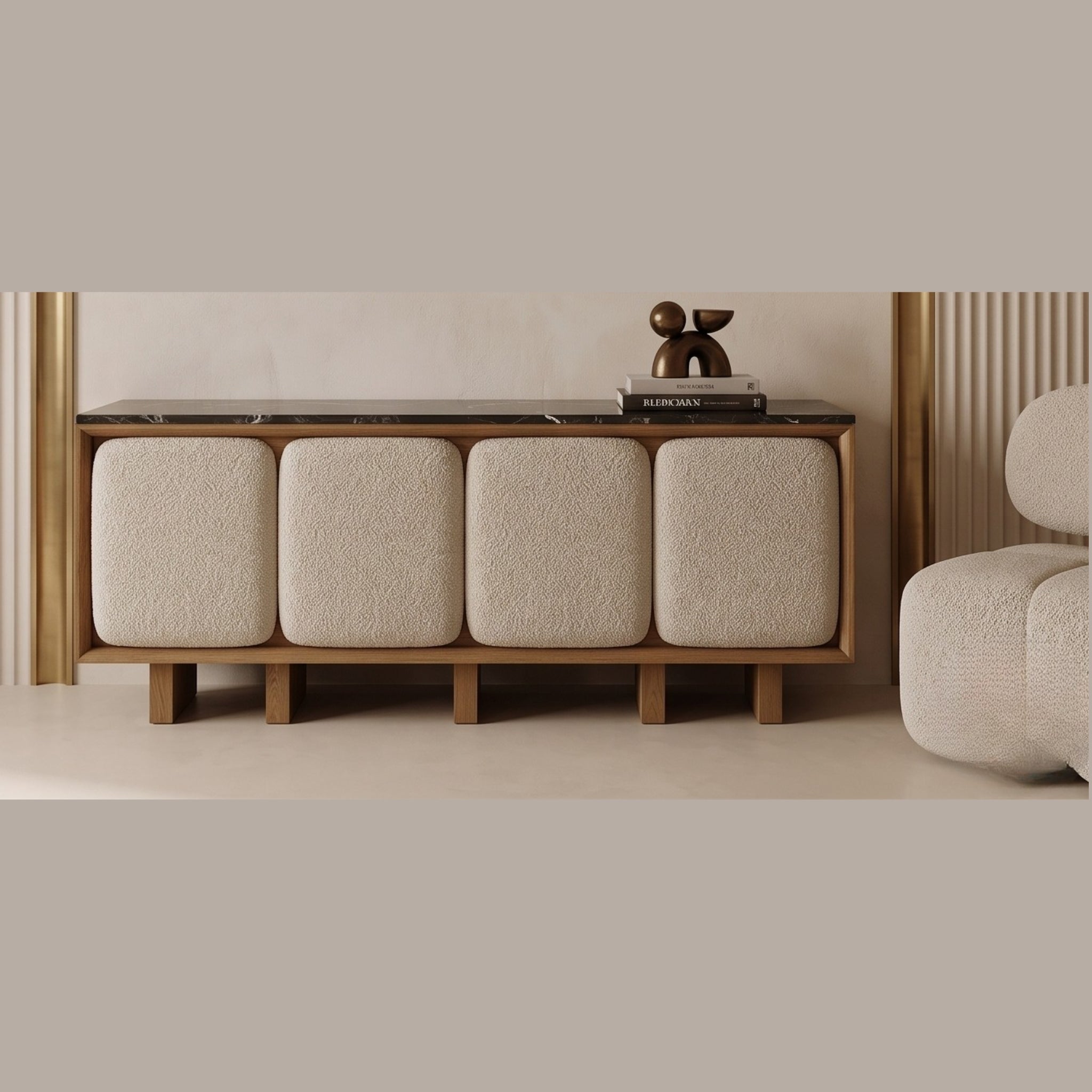 Boucle Teddy Chair